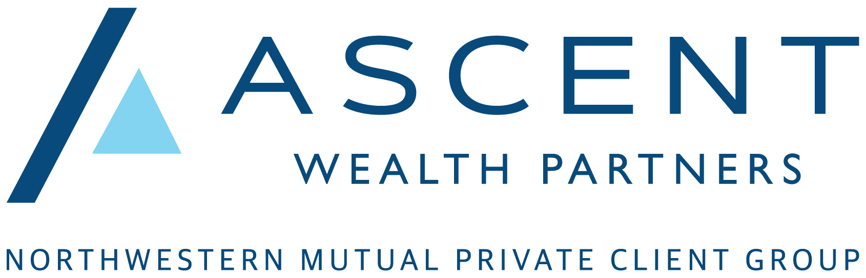 Ascent Wealth Partners PCG Horizontal Blue