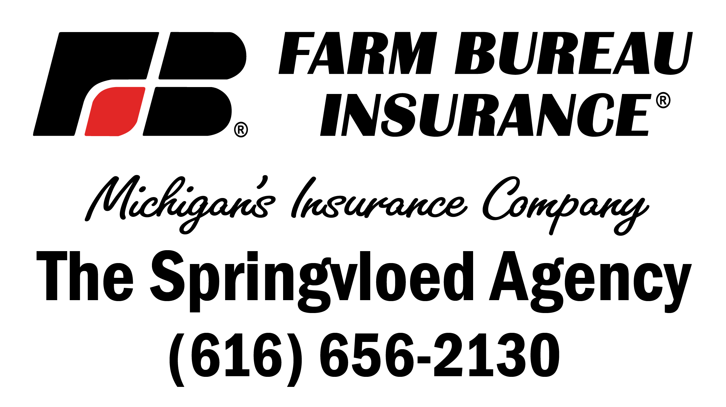 The Springvloed Agency Logo Horizontal Number